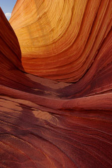 Navajo Sandstone formation as seen in 'The Wave' 